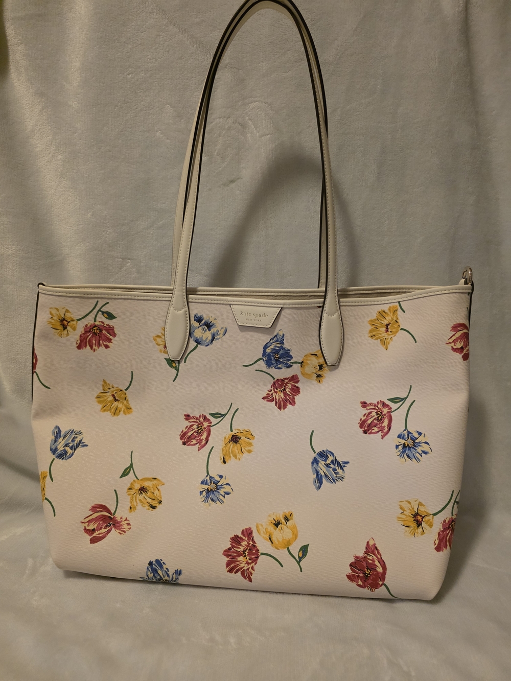 kate spade Cream Floral Tote Bag